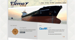 Desktop Screenshot of efemayshipping.com